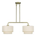 Livex Lighting - 41942-01 - Two Light Linear Chandelier - Manorwood - Antique Brass