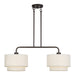 Livex Lighting - 41942-92 - Two Light Linear Chandelier - Manorwood - English Bronze