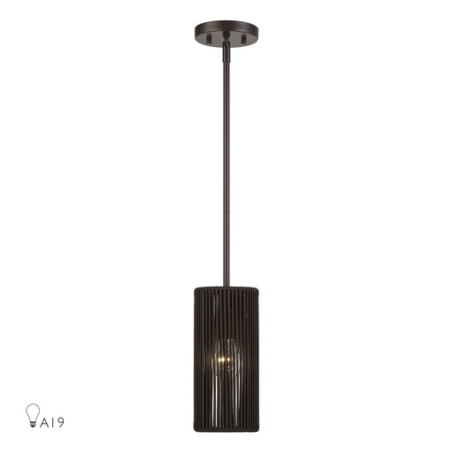 Acordia One Light Mini Pendant English Bronze