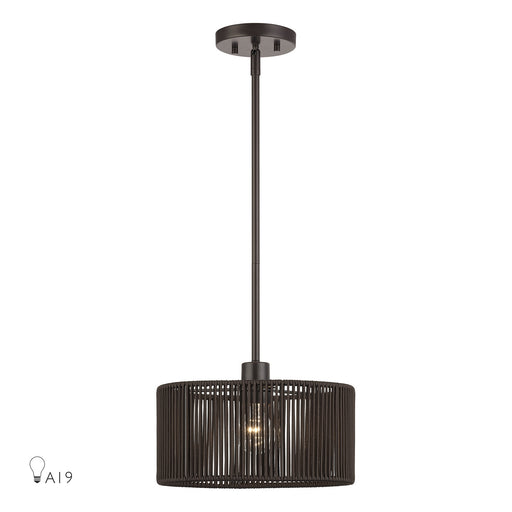 Acordia One Light Pendant English Bronze