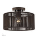 Livex Lighting - 49132-92 - One Light Semi-Flush Mount - Acordia - English Bronze