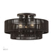 Livex Lighting - 49134-92 - Three Light Semi-Flush Mount - Acordia - English Bronze