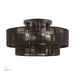 Livex Lighting - 49135-92 - Four Light Semi-Flush Mount - Acordia - English Bronze