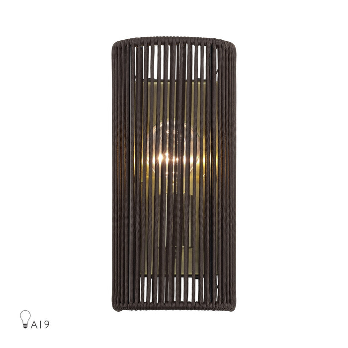Livex Lighting - 49136-01 - One Light Wall Sconce - Acordia - Antique Brass