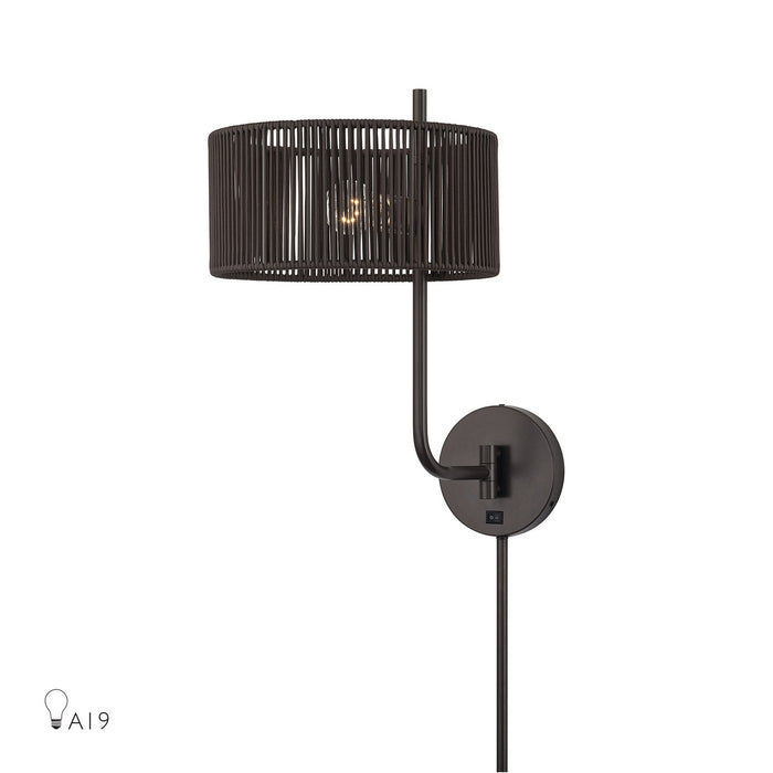Livex Lighting - 49139-92 - One Light Swing Arm Wall Lamp - Acordia - English Bronze