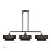Livex Lighting - 49143-92 - Three Light Linear Chandelier - Florell - English Bronze
