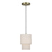 Livex Lighting - 51089-01 - One Light Mini Pendant - Monroe - Antique Brass