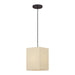 Livex Lighting - 52274-07 - One Light Pendant - Summit - Bronze