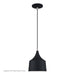 Livex Lighting - 51472-04 - LED Pendant - Bolita - Black w/Brushed Nickel