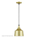 Livex Lighting - 51472-33 - LED Pendant - Bolita - Soft Gold w/Black