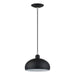 Livex Lighting - 51514-04 - One Light Pendant - Domma - Black w/Brushed Nickel
