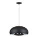 Livex Lighting - 51516-04 - Three Light Pendant - Domma - Black w/Brushed Nickel