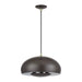 Livex Lighting - 51516-92 - Three Light Pendant - Domma - English Bronze w/Antique Brass