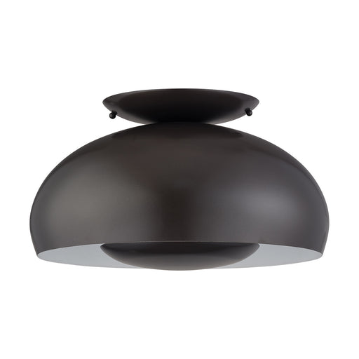 Domma Three Light Semi-Flush Mount English Bronze