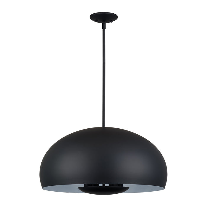 Livex Lighting - 51518-04 - Four Light Pendant - Domma - Black