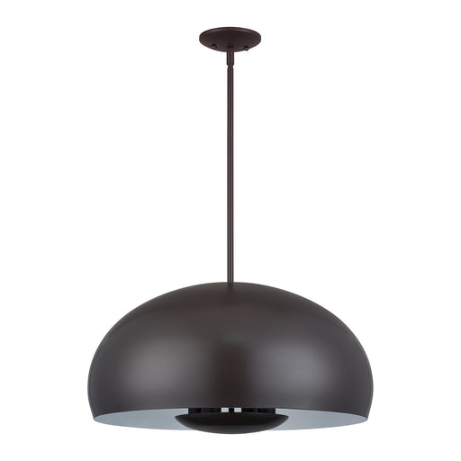 Livex Lighting - 51518-92 - Four Light Pendant - Domma - English Bronze