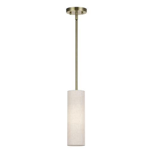 Livex Lighting - 52130-01 - One Light Mini Pendant - Monroe - Antique Brass
