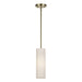 Livex Lighting - 52130-01 - One Light Mini Pendant - Monroe - Antique Brass