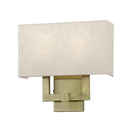 Livex Lighting - 52132-01 - Two Light Wall Sconce - Monroe - Antique Brass