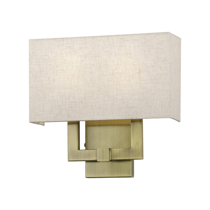 Livex Lighting - 52132-01 - Two Light Wall Sconce - Monroe - Antique Brass