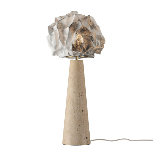 Shroud LED Table Lamp Natural Aged Brass