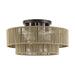 Livex Lighting - 53145-92 - Four Light Semi-Flush Mount - Acordia - English Bronze