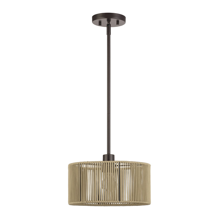 Livex Lighting - 53152-92 - One Light Pendant - Acordia - English Bronze