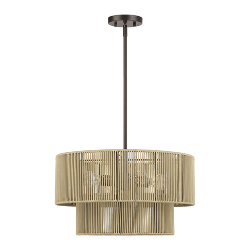 Acordia Four Light Chandelier English Bronze