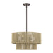 Livex Lighting - 53154-92 - Four Light Chandelier - Acordia - English Bronze