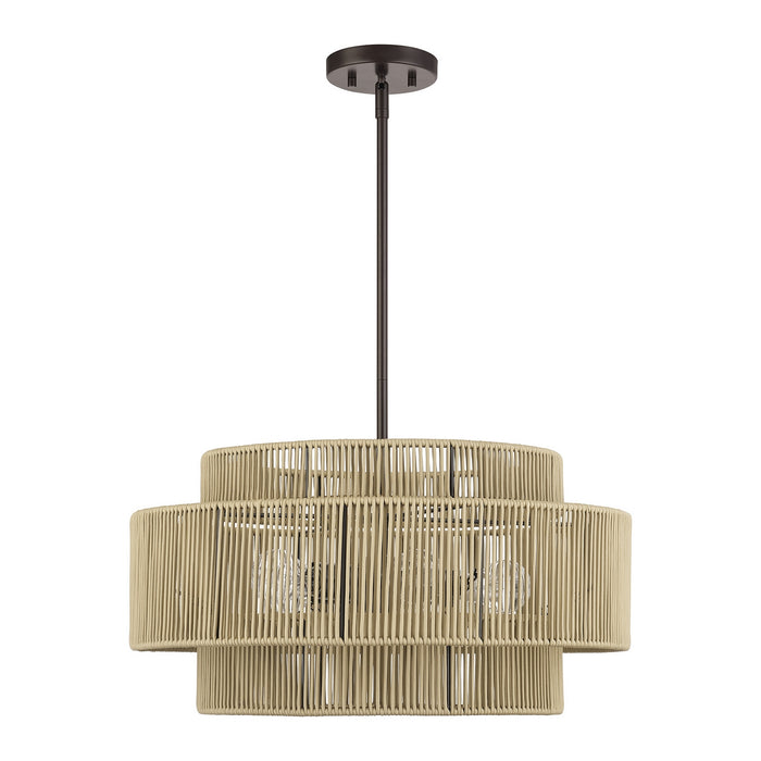 Livex Lighting - 53155-92 - Five Light Chandelier - Acordia - English Bronze