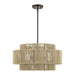 Livex Lighting - 53155-92 - Five Light Chandelier - Acordia - English Bronze