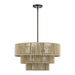 Livex Lighting - 53156-92 - Six Light Chandelier - Acordia - English Bronze