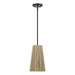 Livex Lighting - 53158-92 - One Light Pendant - Florell - English Bronze
