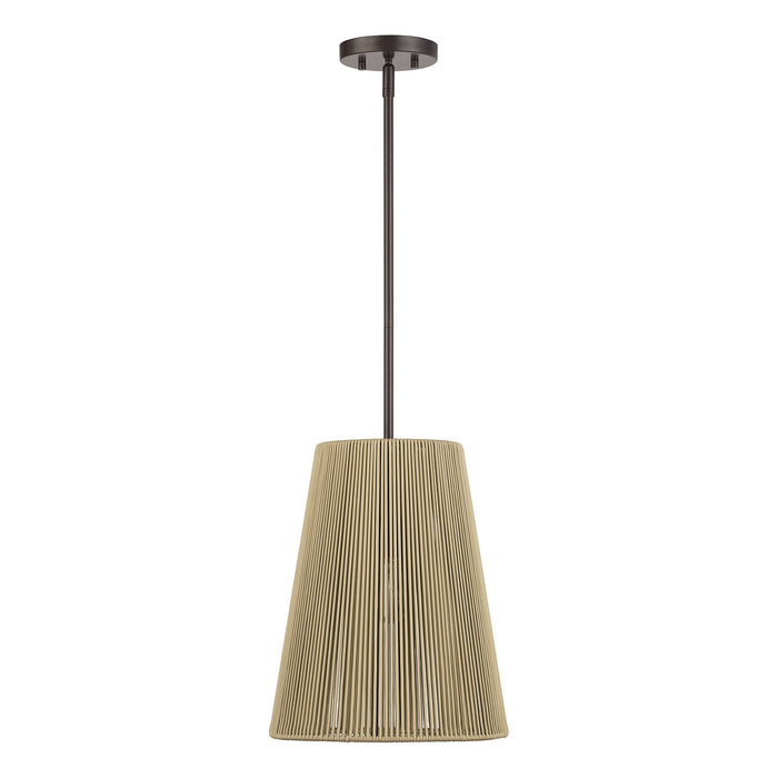 Livex Lighting - 53159-92 - One Light Pendant - Florell - English Bronze