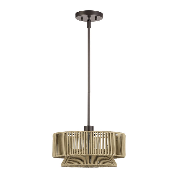 Livex Lighting - 53162-92 - One Light Pendant - Florell - English Bronze