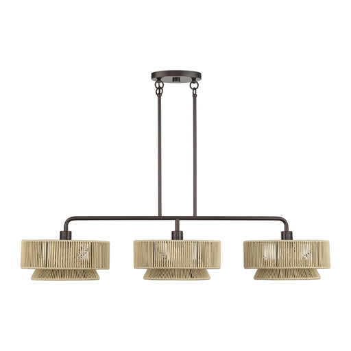 Livex Lighting - 53163-92 - Three Light Linear Chandelier - Florell - English Bronze