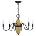Livex Lighting - 60001-07 - Six Light Chandelier - Laurelin - Bronze