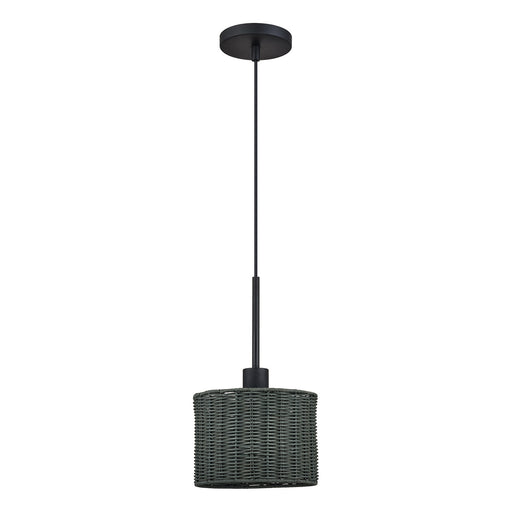 Weavington One Light Mini Pendant Black