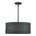 Livex Lighting - 60114-04 - Three Light Chandelier - Weavington - Black