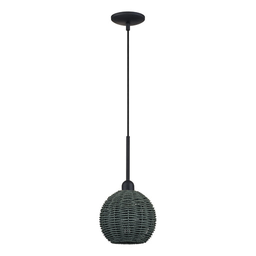 Deluna One Light Mini Pendant Black