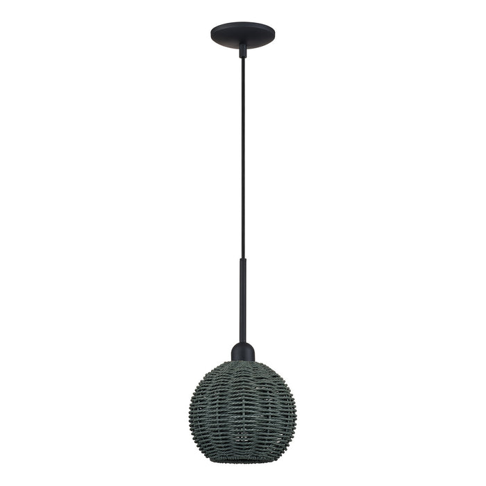 Livex Lighting - 60152-04 - One Light Mini Pendant - Deluna - Black