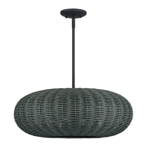 Deluna Five Light Chandelier Black