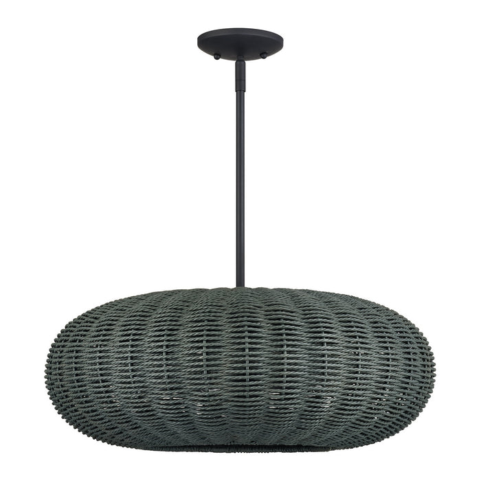 Livex Lighting - 60155-04 - Five Light Chandelier - Deluna - Black