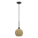 Livex Lighting - 60201-07 - One Light Mini Pendant - Summervine - Bronze