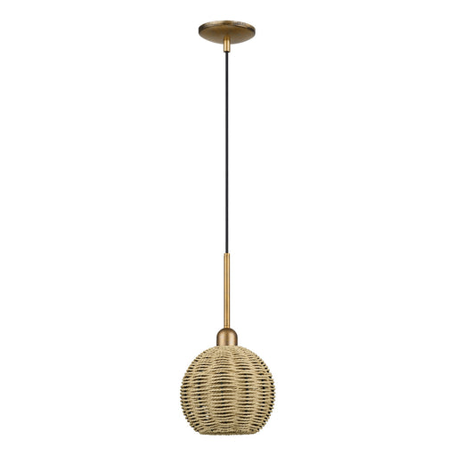 Livex Lighting - 60201-48 - One Light Mini Pendant - Summervine - Antique Gold Leaf