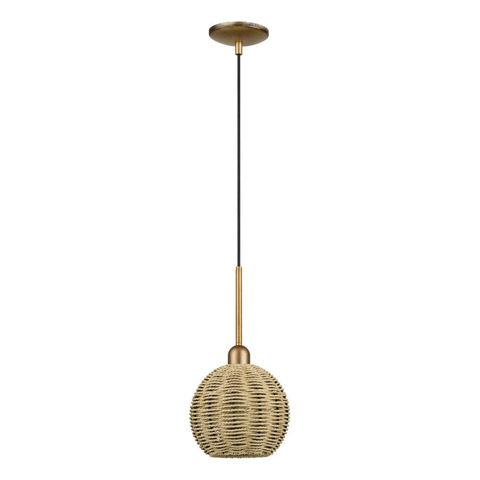 Livex Lighting - 60201-48 - One Light Mini Pendant - Summervine - Antique Gold Leaf
