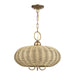 Livex Lighting - 60204-48 - Three Light Chandelier - Summervine - Antique Gold Leaf
