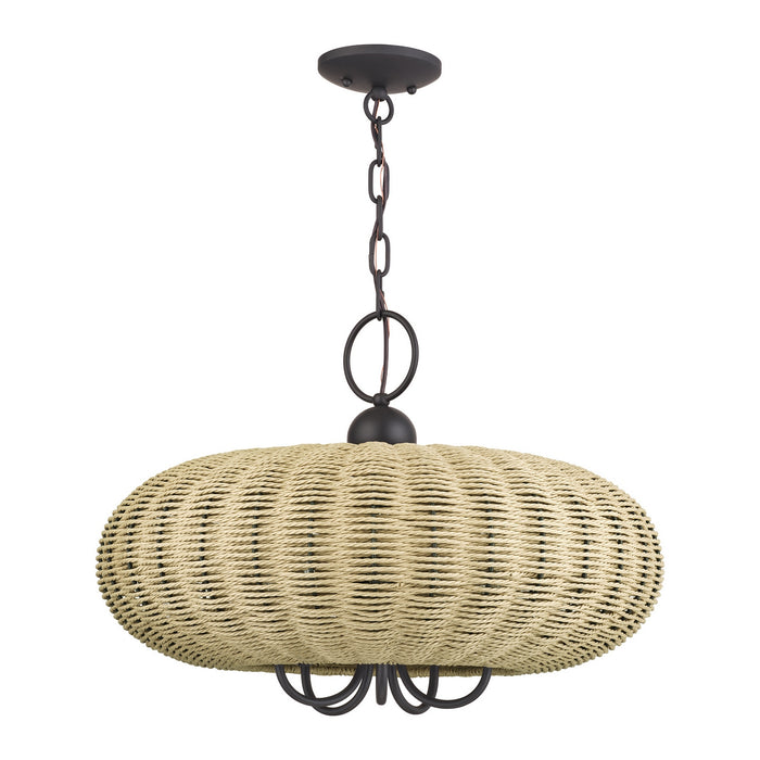 Livex Lighting - 60205-07 - Five Light Chandelier - Summervine - Bronze