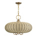 Livex Lighting - 60205-48 - Five Light Chandelier - Summervine - Antique Gold Leaf
