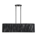 Livex Lighting - 60235-04 - Four Light Linear Chandelier - Acordia - Black